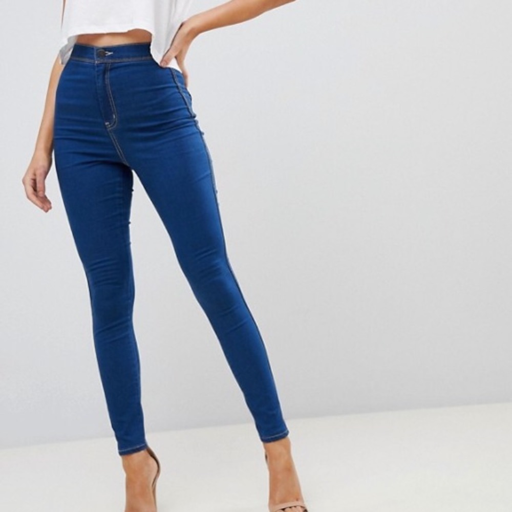NWT rivington high waisted jeans from ASOS
